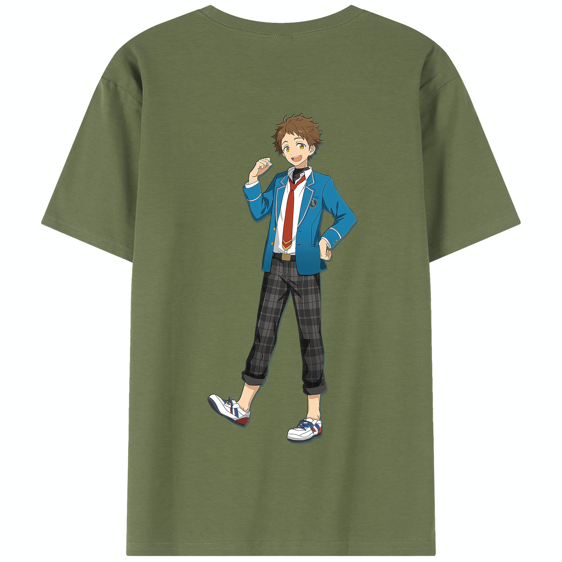 （画像用） あんさんぶるスターズ! Ensemble Stars 綿100％半袖Tシャツ（背面プリント）
